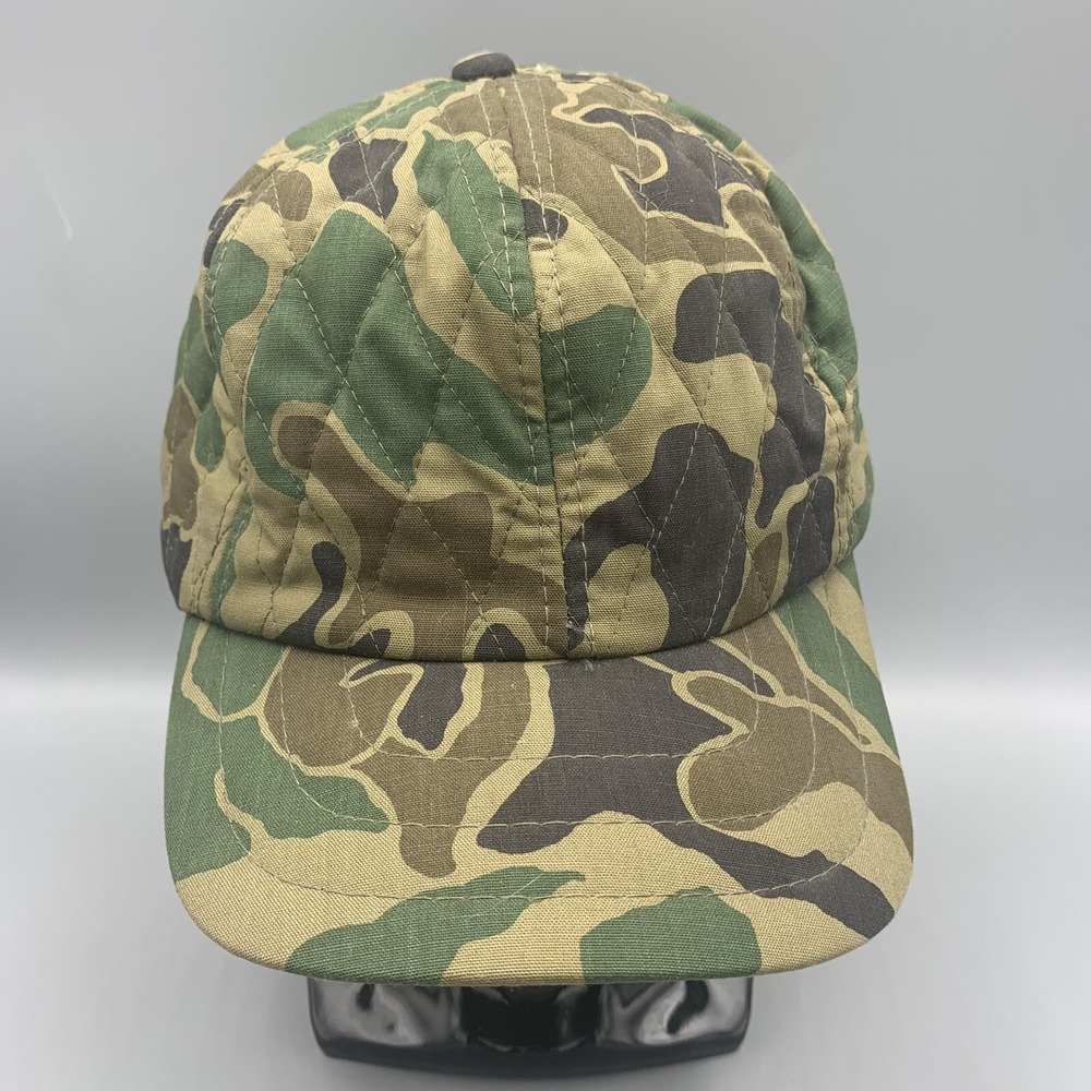 Vintage Thinsulate 3M Camouflage Trapper Hat Mens Medium Ear Flaps Hunting Cap